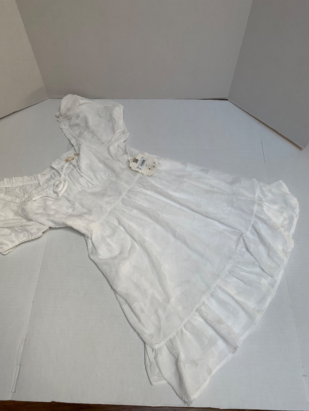 NWT Altar'ed  State Candace Babydoll Style White Size S Dress - Picture 7 of 12